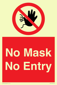 No Mask No Entry
